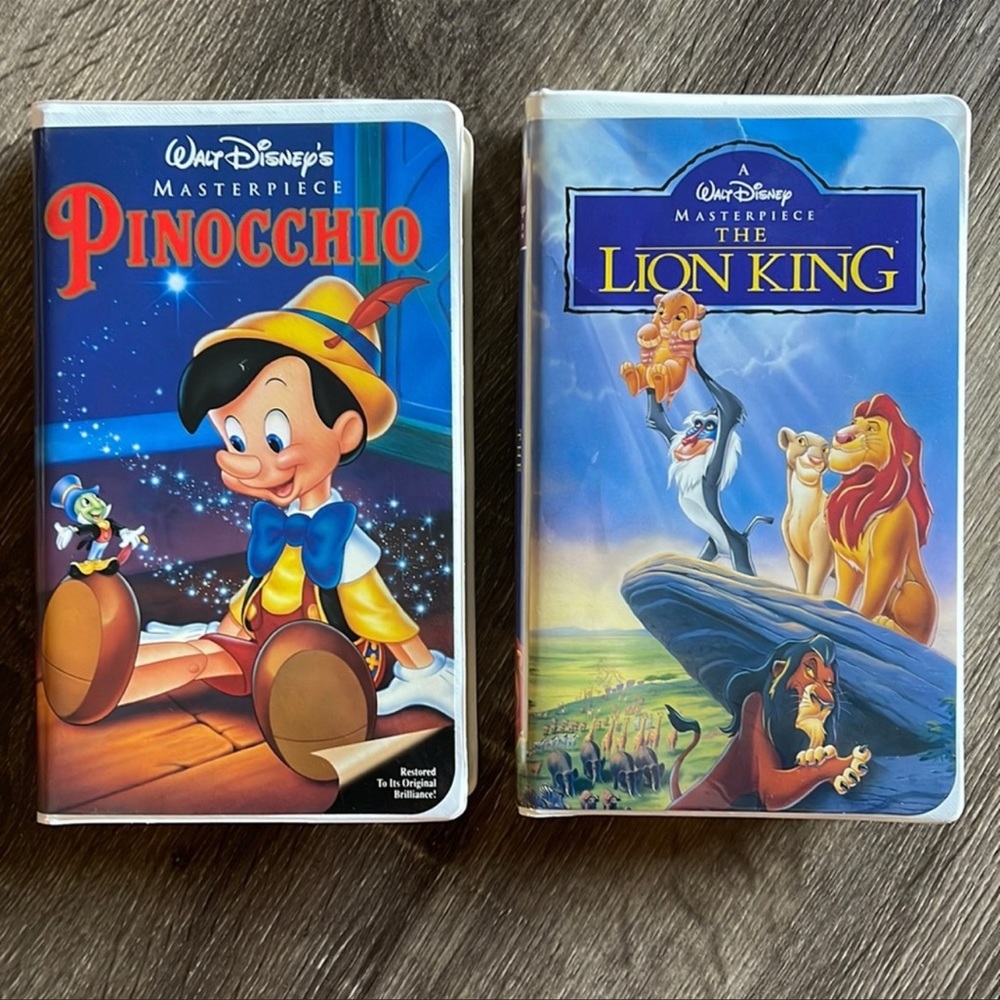 VHS Lot of Vintage Disney Movies
